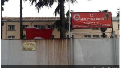 Giresun E Tipi Kapalı Cezaevi’ndeki tutuklular, gardiyanların saldırısına uğradıklarını belirterek