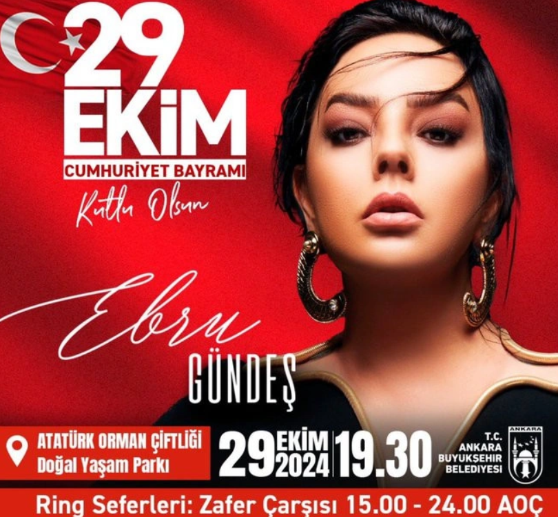 Mansur Yavaş’ın yaptığına bak. Ebru Gündeş’e takmış..!