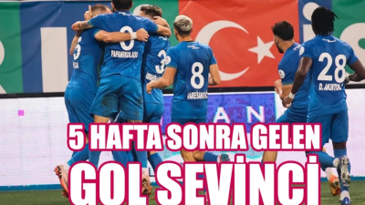 5 Haftadır gol atamayan Çaykur Rizespor’da Jurecka gol perdesini araladı.