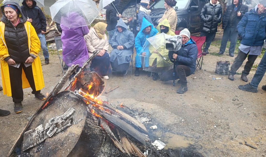 Uzungöl’de HES direnişinde Halk’da