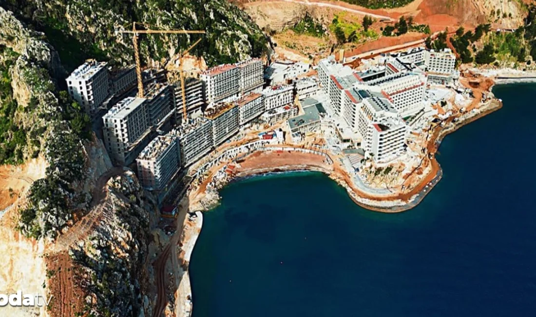 Marmaris’te inşaatı devam eden