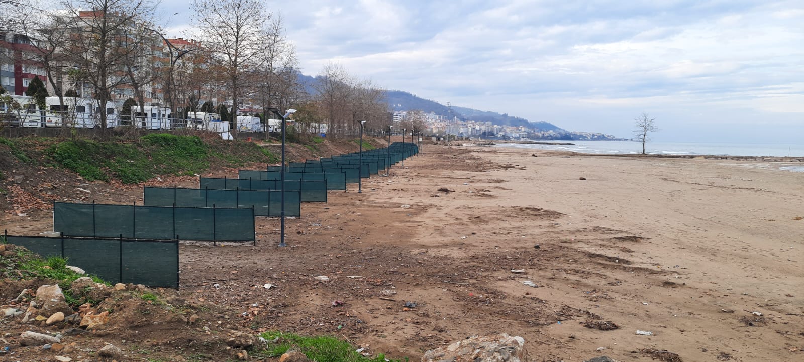 Giresun Merkez ilçede tartışma konusu olan karavan park yapımı için bir tepki de Emek Partisi’nden geldi