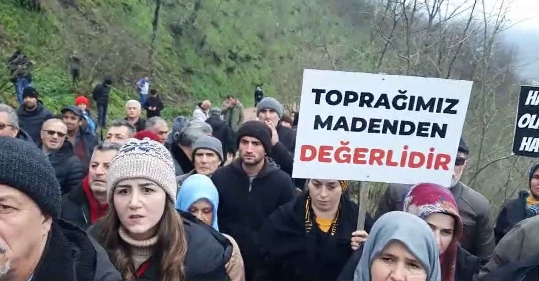 Ordu Korgan halkı madene karşı ayaklandı Jandarma yol kesti halk direndi maden sahasına yürüdü