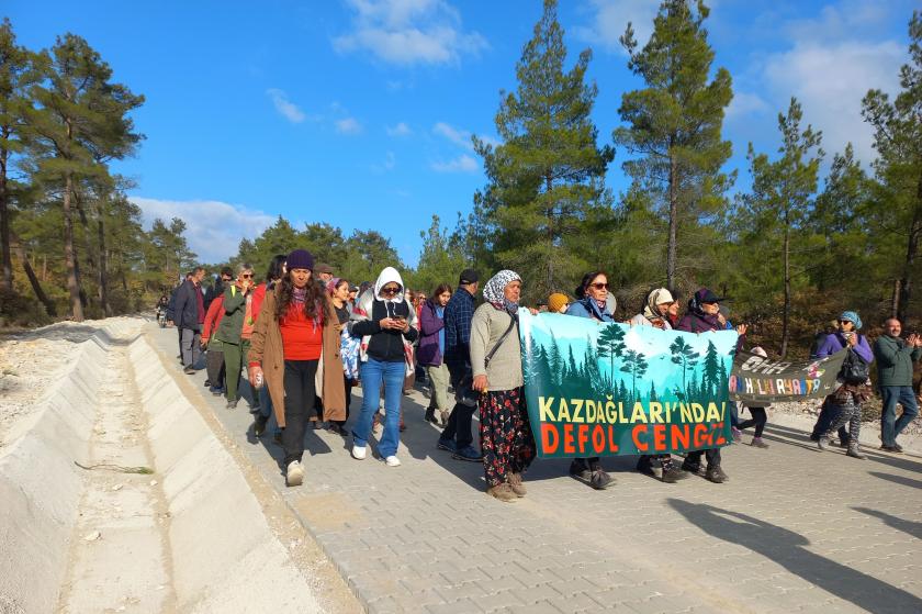 Kazdağı’nda Cengiz Holding’e ait Halilağa bakır altın madenine karşı açılan