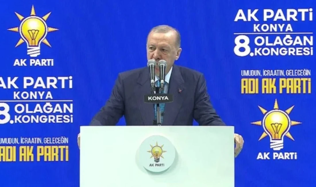 Cumhurbaşkanı ve AKP Genel Başkanı Recep Tayyip Erdoğan, partisinin Konya