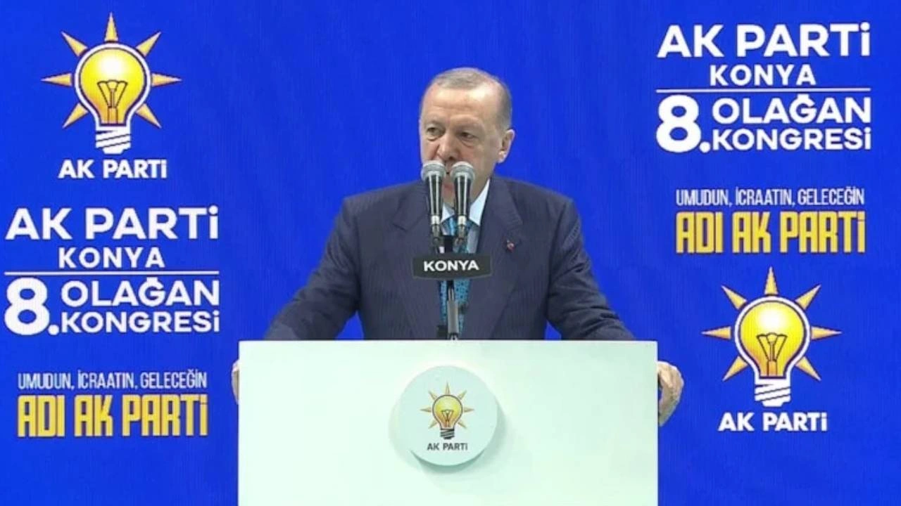 Cumhurbaşkanı ve AKP Genel Başkanı Recep Tayyip Erdoğan, partisinin Konya