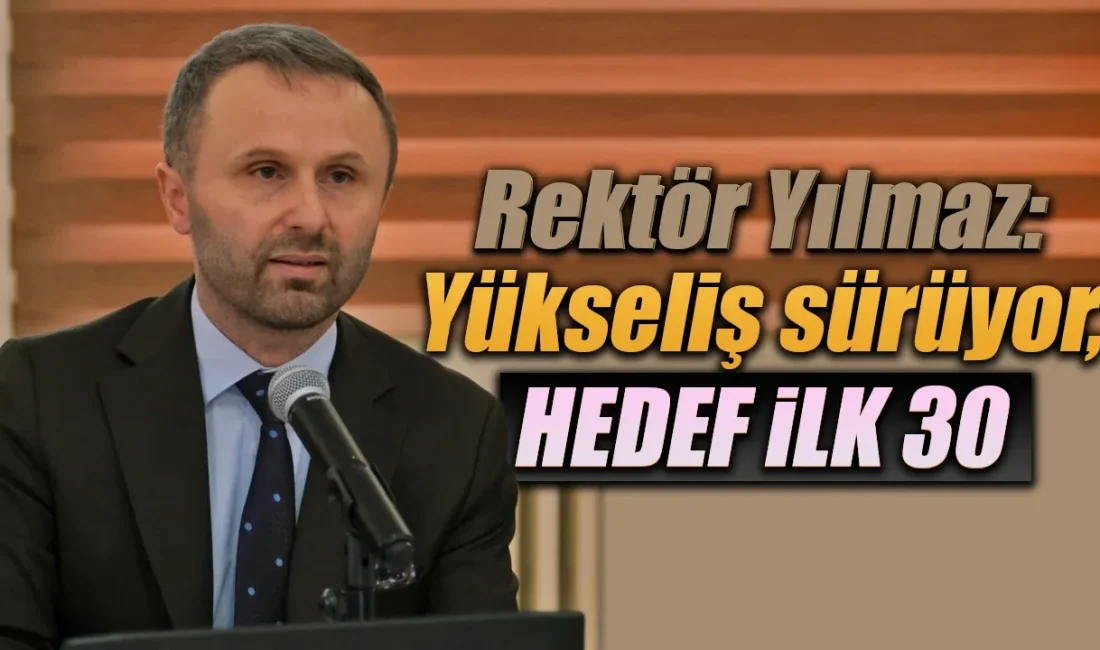 Recep Tayyip Erdoğan Üniversitesi Rektörü Prof. Dr. Yusuf Yılmaz üniversitenin