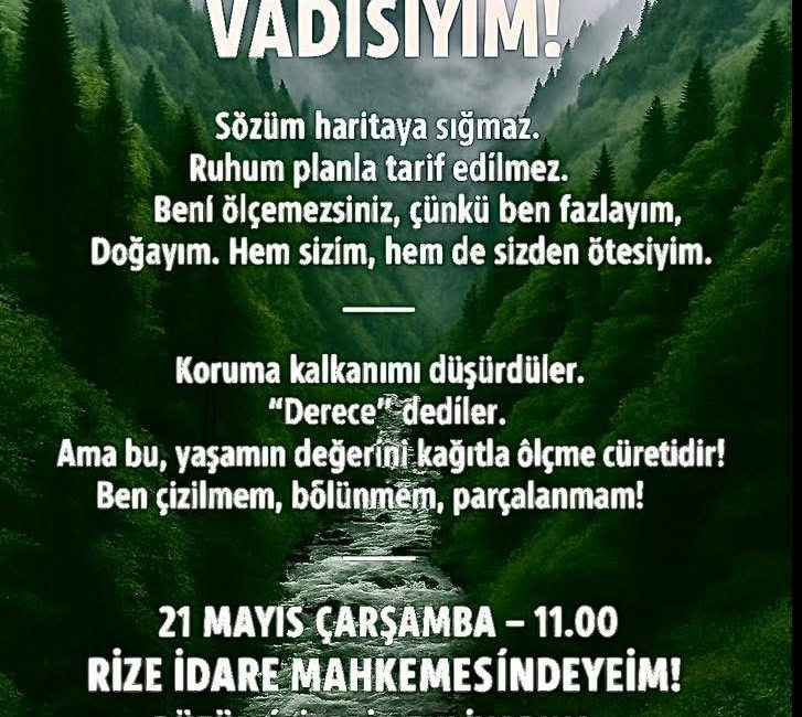 YARIN GEREDE ÇAYI, ERTESİ GÜN FIRTINA VADİSİ DURUŞMASI! SONRA FIRTINA