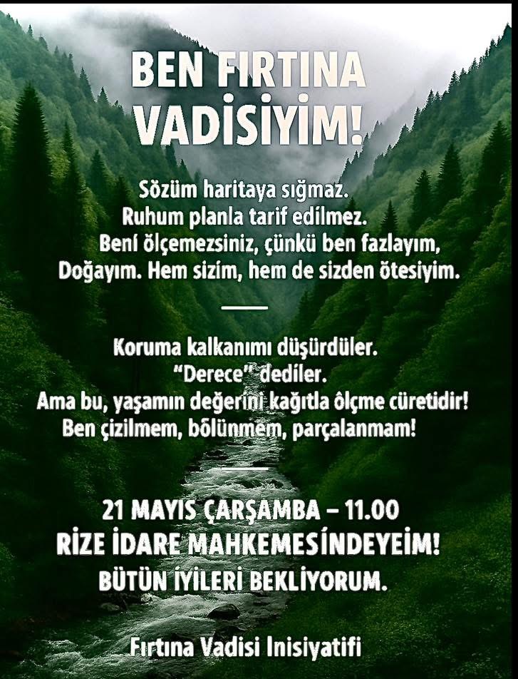YARIN GEREDE ÇAYI, ERTESİ GÜN FIRTINA VADİSİ DURUŞMASI! SONRA FIRTINA