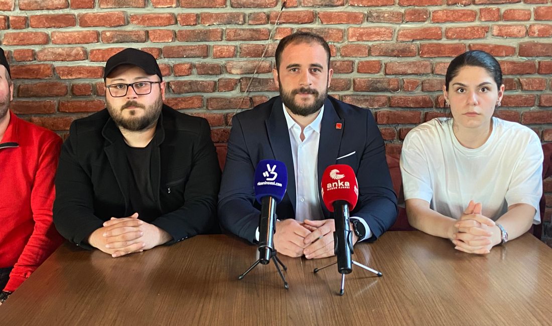 CHP Gençlik Kolları Rize İl Başkanlığı Ahmet Tevfik İleri erkek