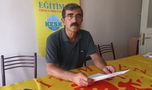 Eğitim Sen Rize İl Temsilcisi Ercan Özay, yaklaşan 8. Dönem