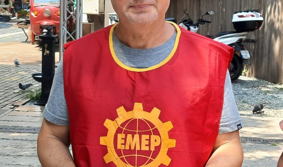 Emek Partisi Ordu İl Başkanı Yasin Uzun, “Barajsız Sendika, Yasaksız