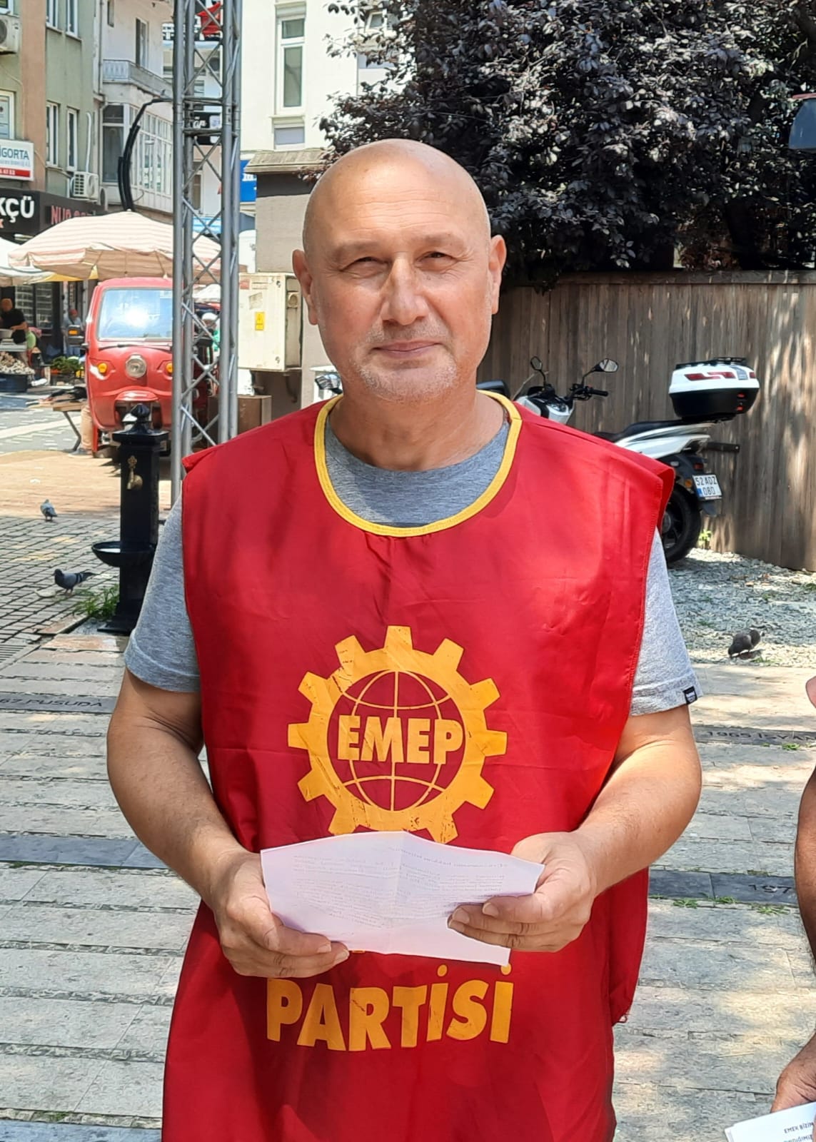 Emek Partisi Ordu İl Başkanı Yasin Uzun, “Barajsız Sendika, Yasaksız