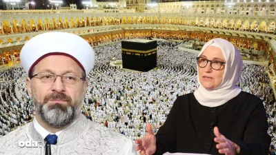 Diyanet İşleri Başkanı Ali Erbaş’ın eşi Seher Erbaş’ın, “VIP” kontenjanından