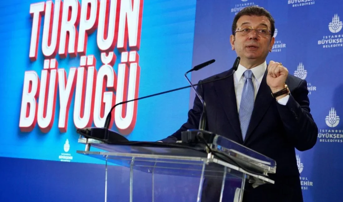 Tutuklu İBB Başkanı ve CHP’nin cumhurbaşkanı aday Ekrem İmamoğlu’na, Saraçhane’de