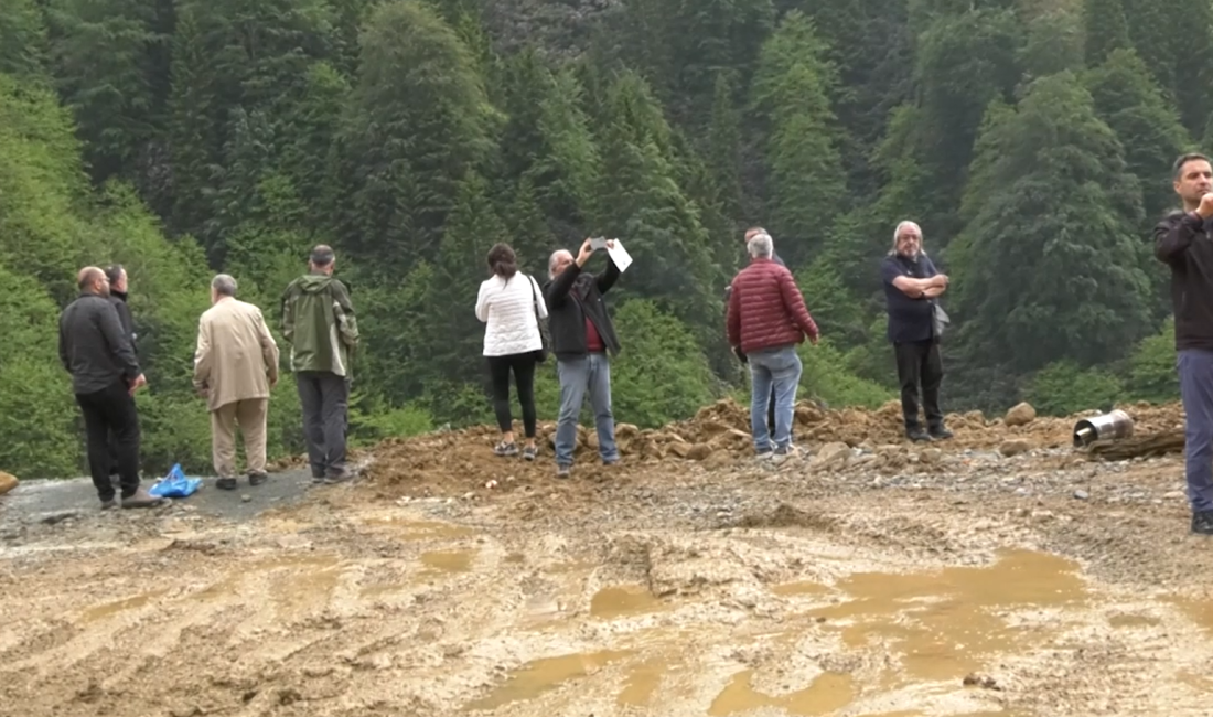 Küçükçayır köylülerinin Rize Belediyesi ve DSİ’nin ortaklaşa Çağrankaya Vadisi’nde yapmak