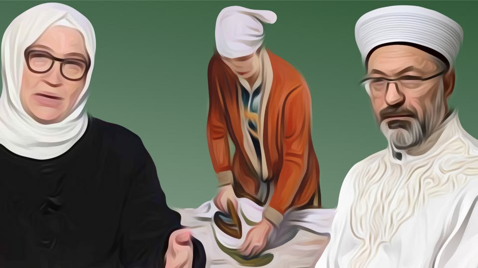 Hacı adayları tavafta ter dökerken, Diyanet İşleri Başkanı Ali Erbaş