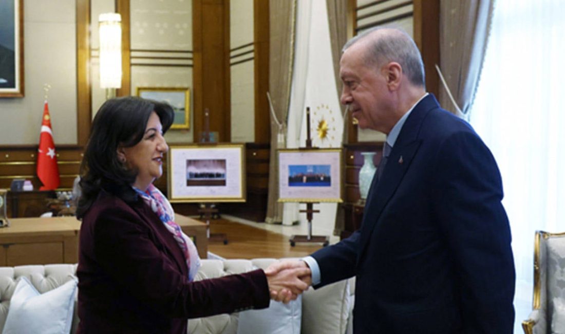 DEM Parti heyeti ile AKP’li Cumhurbaşkanı Recep Tayyip Erdoğan ile