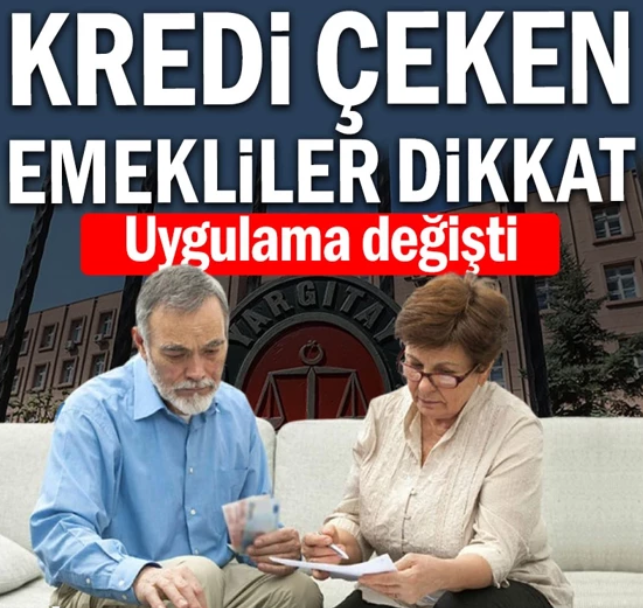 Emekli aylıklarına haciz konulamayacağına dair uygulama değişti. Yargıtay, emekli aylıklarına