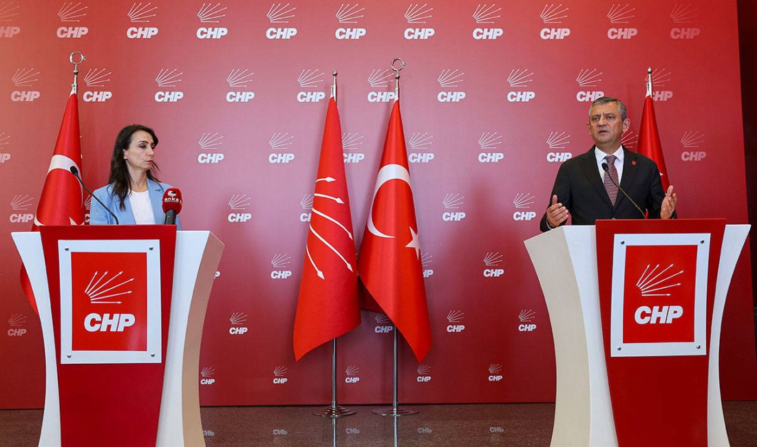 DEM Parti Eş Genel Başkanı Tülay Hatimoğulları CHP Genel Başkanı