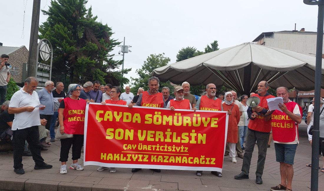 Fındıklı’da AKP’nin Çaykur Politikaları Protesto Edildi “AKP İktidarı, İşçilerin, Köylülerin,