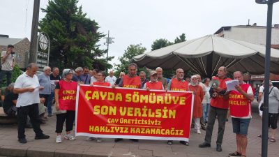 Fındıklı’da AKP’nin Çaykur Politikaları Protesto Edildi “AKP İktidarı, İşçilerin, Köylülerin,