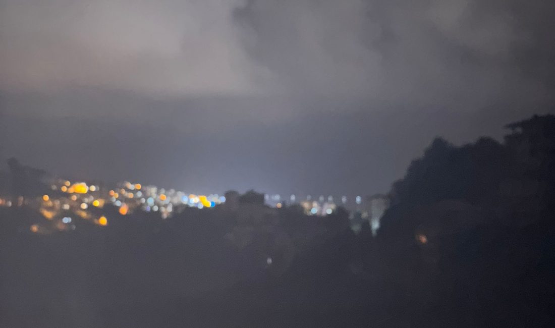 Rize’de enerji nakil hatlarında meydana gelen arıza nedeniyle kent merkezi