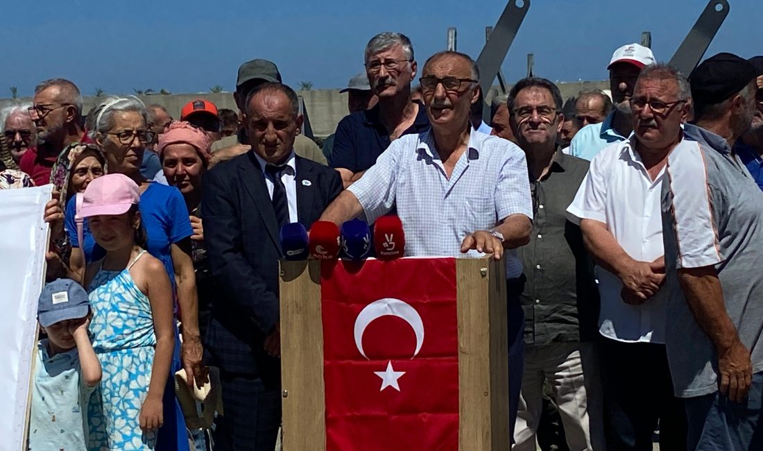 Rize’nin Pazar ilçesi Balıkçılar Köyü’nde halk, geçim kaynaklarını tehdit eden