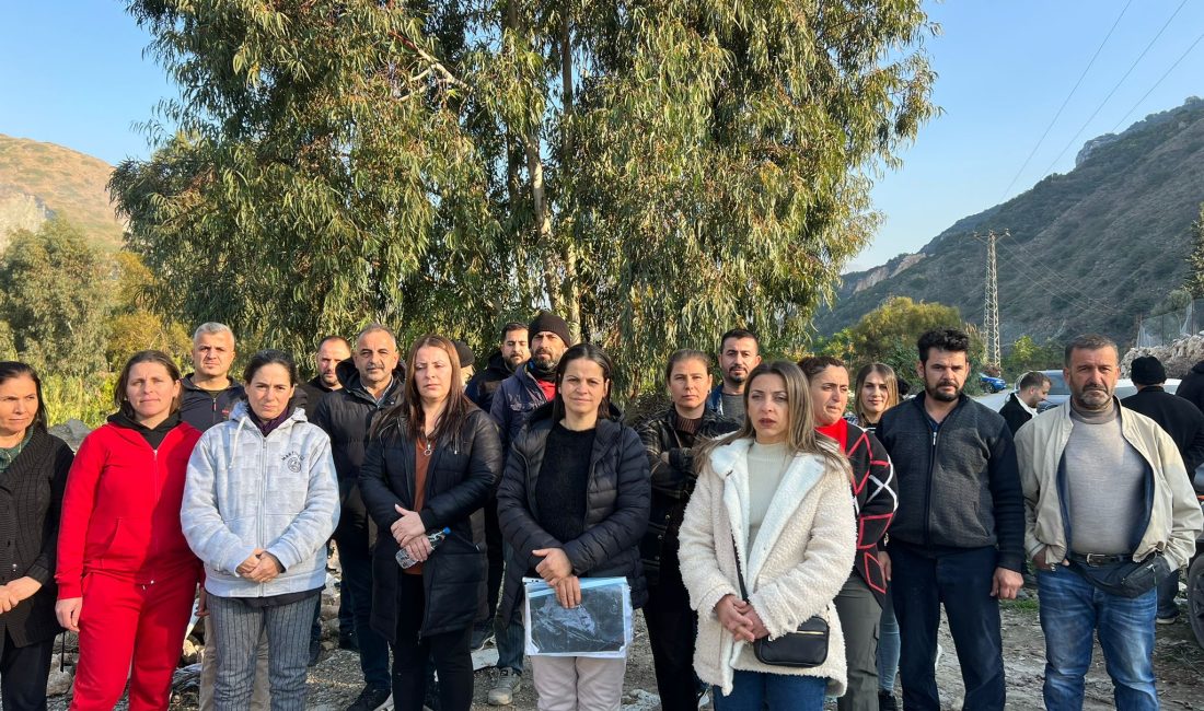 Hatay, Samandağ ilçesinde Atatürk Mahallesi’nde Gürkal İnşaat’a ait beton santraline