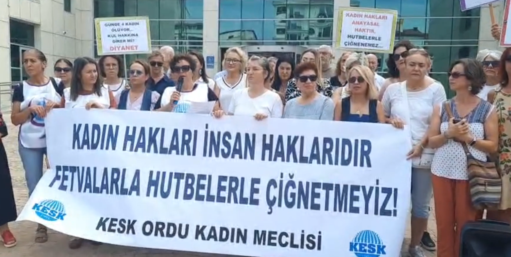 Haber: Coşkun Özbucak (ORDU) – KESK Ordu Kadın Meclisi üyeleri, Diyanet İşleri