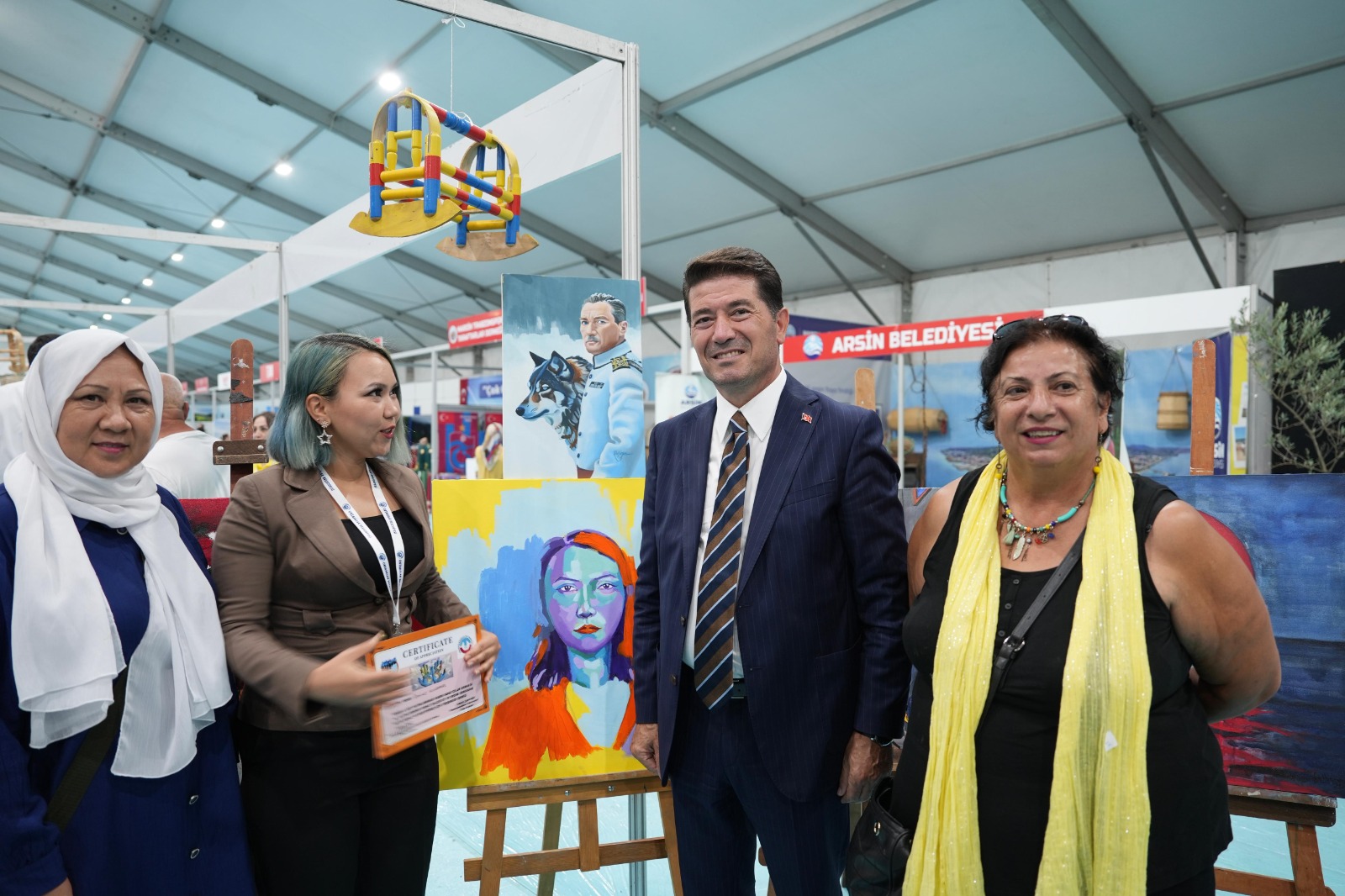 Ortahisar Belediye Başkanı Ahmet Kaya, Femin&Art Uluslararası Kadın Sanatçılar Derneği