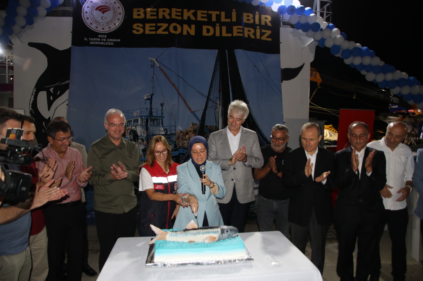 HABER: Gençağa KARAFAZLI (RİZE) – Rize’de balık av sezonu başladı. Törende