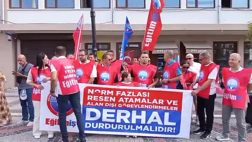Eğitim-İş Rize Şubesi Başkanı Kutay”Resen atamalar, öğretmenlerimizin mesleki ve insani