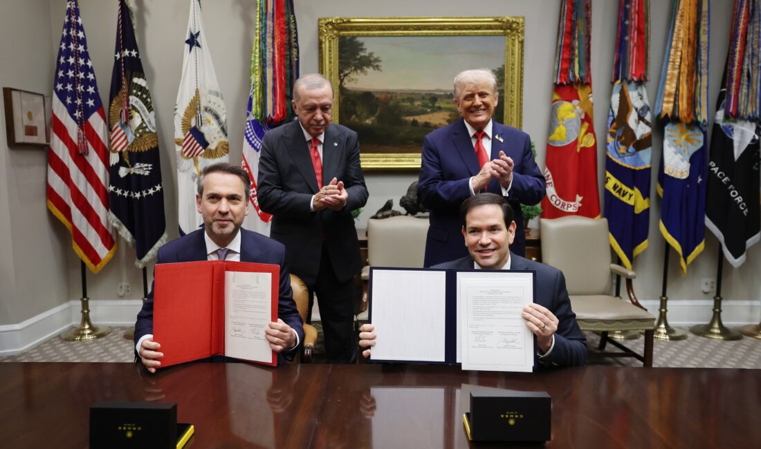 Cumhurbaşkanı Recep Tayyip Erdoğan ve ABD Başkanı Donald Trump’ın Beyaz