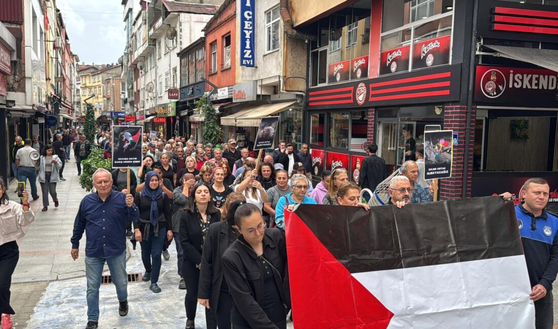 Fındıklı Halkı Özgür Filistin İçin Yürüdü HABER: Gençağa Karafazlı-Ali Osman