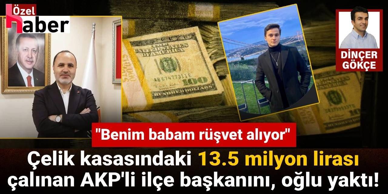 Dinçer Gökçe AKP Gaziosmanpaşa İlçe Başkanı Fatih Aydemir’in evindeki hırsızlığa