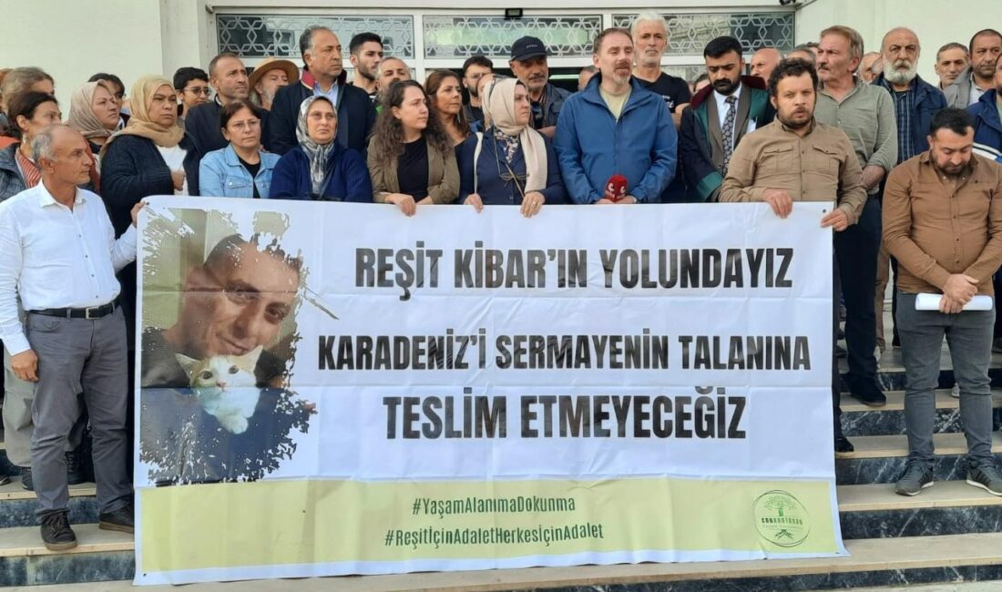 Artvin Cankurtaran’da yaşam alanlarını savunurken katledilen Reşit Kibar davasının 3’üncü