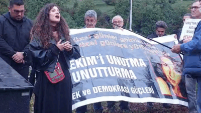 Elif Kanlıoğlu Arhavi’de mezarı başında anıldı 10 Ekim Ankara Gar