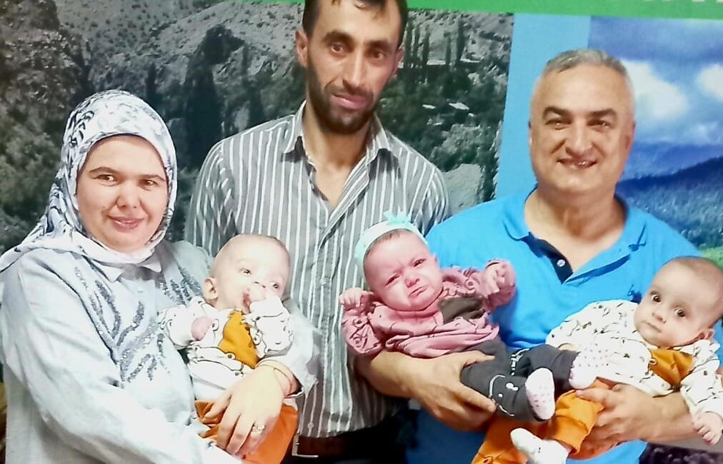 Üçüz bebeklerden biri melek oldu diğer iki kardeş yaşam savaşını
