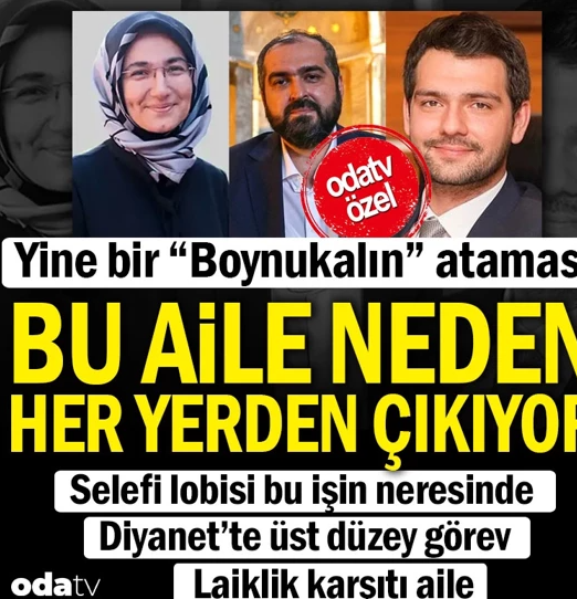 Yine bir “Boynukalın” ataması: Bu aile neden her yerden çıkıyor