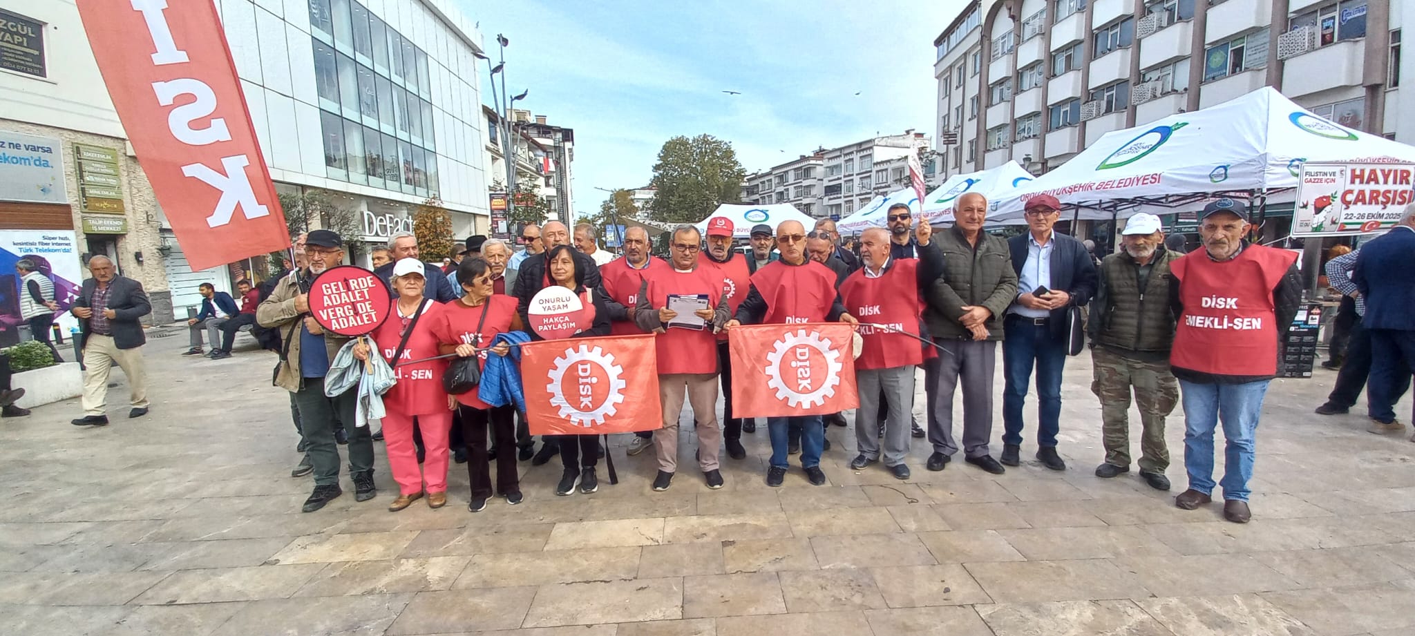 Ordu’da da örgütlenme sürecini hızlandıran DİSK Devrimci Emekliler Sendikası Ordu
