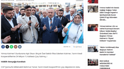 HABER: Gençağa Karafazlı (RİZE)- Kuzeyteve haberin ,AKP Rize il bakanı