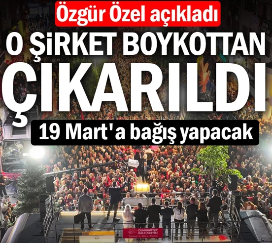 CHP, İstanbul Şişli’de Genel Başkan Özgür Özel’in katılımıyla ‘Millet İradesine