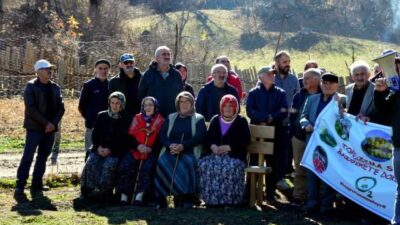 Bazgirette Madene Hayır Basın açıklaması yapıldı. Bugün Maden Köyünde (Bazgiret’te)