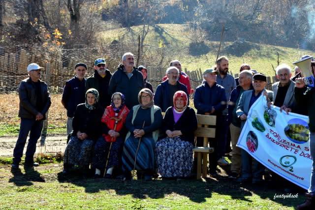 Bazgirette Madene Hayır Basın açıklaması yapıldı. Bugün Maden Köyünde (Bazgiret’te)