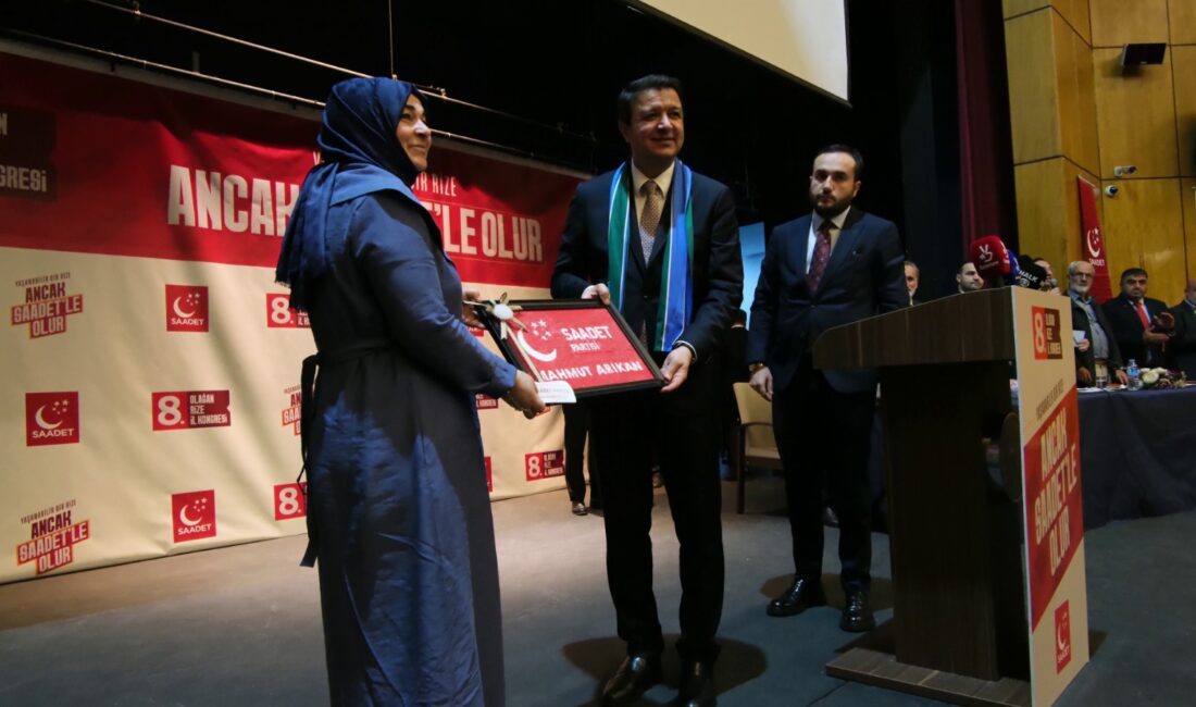 HABER: Gençağa KARAFAZLI(RİZE) – Saadet Partisi Genel Başkanı Mahmut Rize