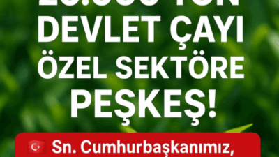 Çaykur ve Rize Ticaret Borsası’na Tepki Çığ Gibi Büyüyor HABER: