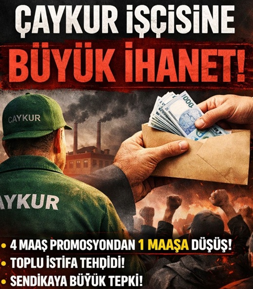 HABER: Gençağa KARAFAZLI (RİZE)- ÇAYKUR işçileri için 2025 yılı maaş