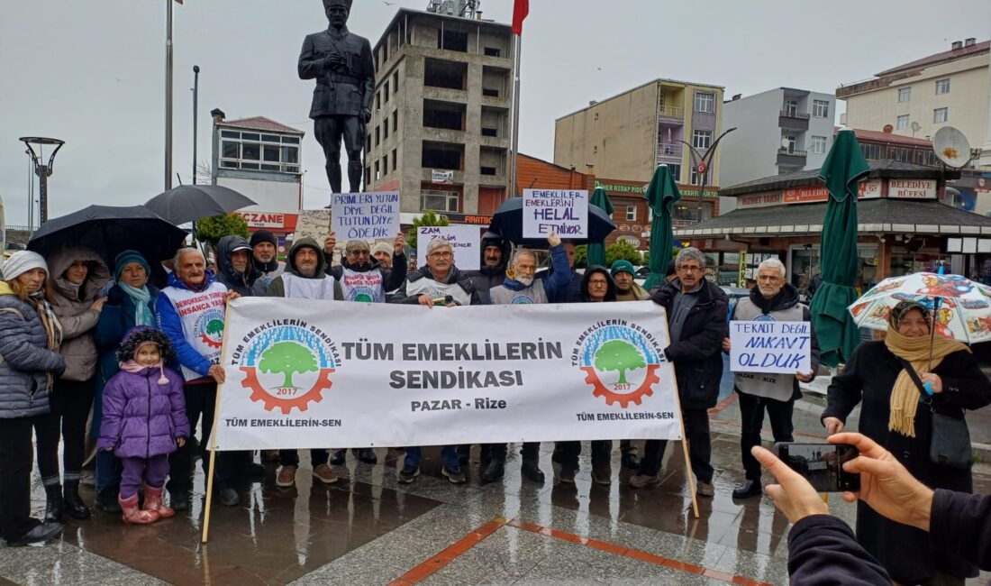 HABER:Gençağa KARAFAZLI (RİZE)- AKP’nin, en düşük emekli maaşının 20 bin