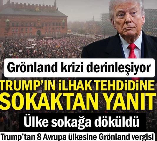 ABD Başkanı Trump’ın Grönland’ı ilhak planlarına karşı Danimarka ve Grönland’da